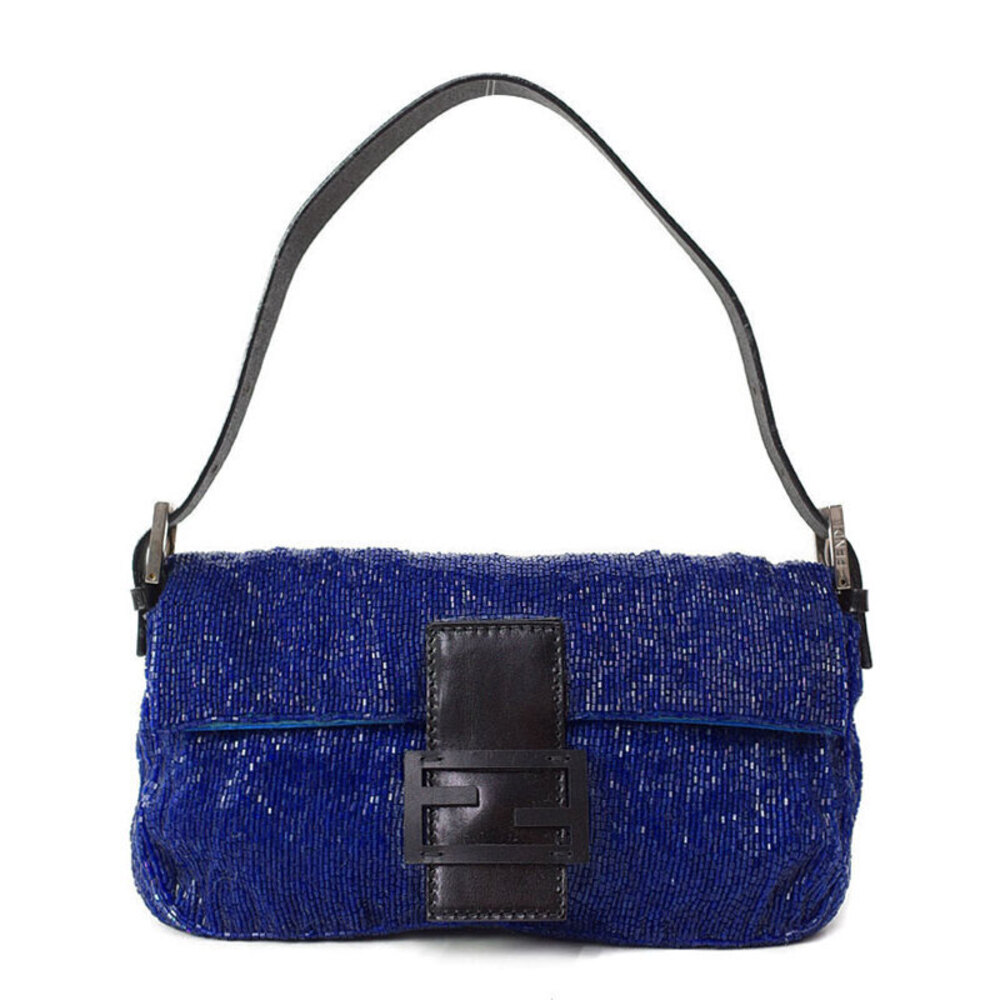 Fendi Beaded Mamma Bucket Semi Shoulder Bag